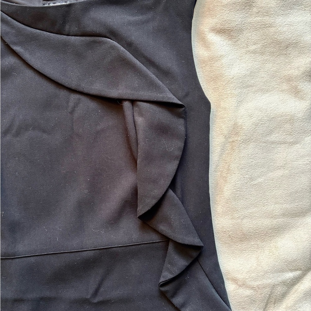 RW&CO. Midnight Asymmetrical Ruffle Dress - Picture 2 of 7